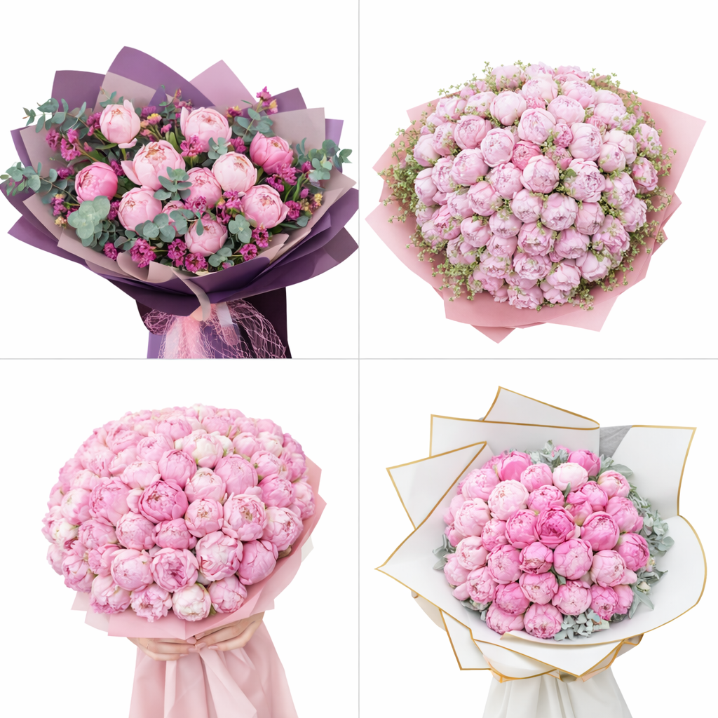 Livraison de Pivoines à Bodrum | Service le Jour Même avec MarinaCicek.com