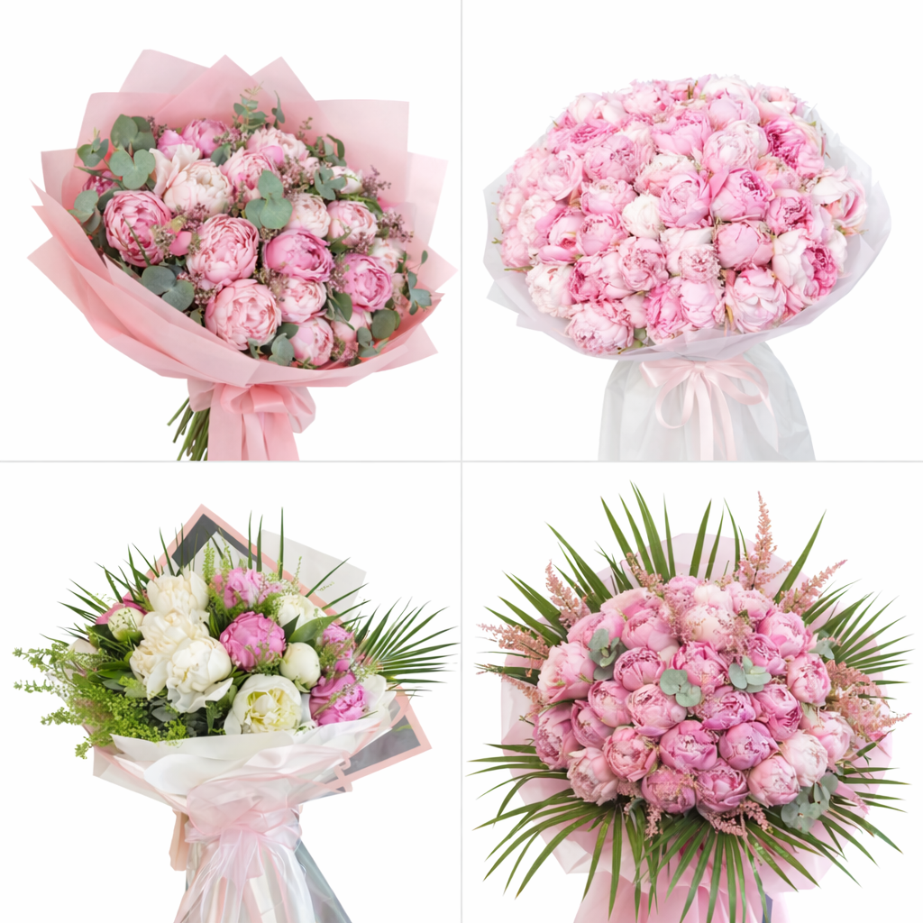 توصيل زهور الفاوانيا في بودروم | خدمة نفس اليوم مع MarinaCicek.com