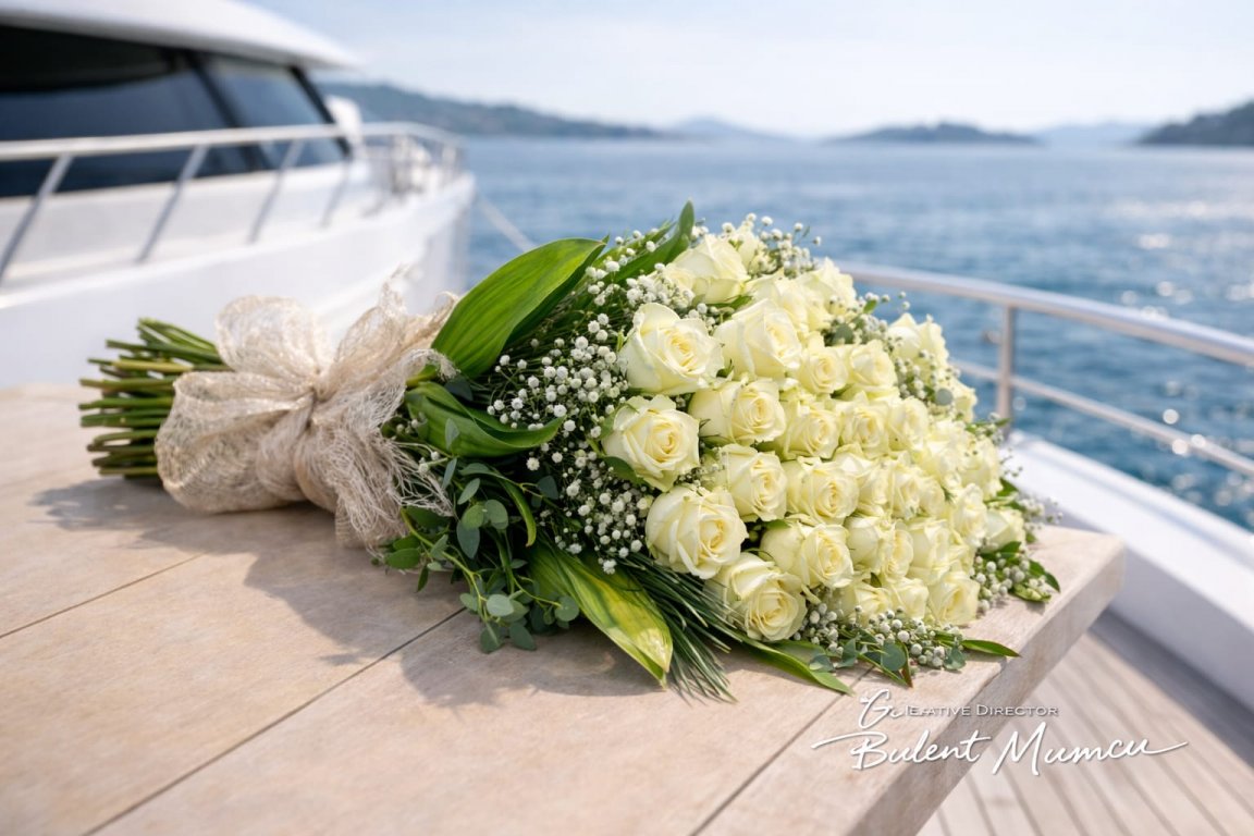 31 Beyaz Gülden Buket 